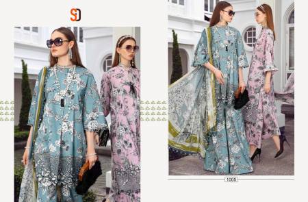 M Print Vol 16 Lawn Cotton Pakistani Suits Catalog